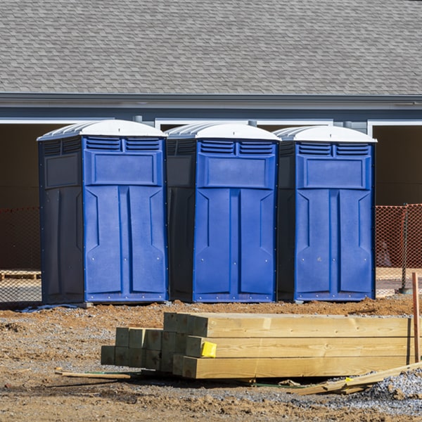 how do you dispose of waste after the portable restrooms have been emptied in Van Alstyne